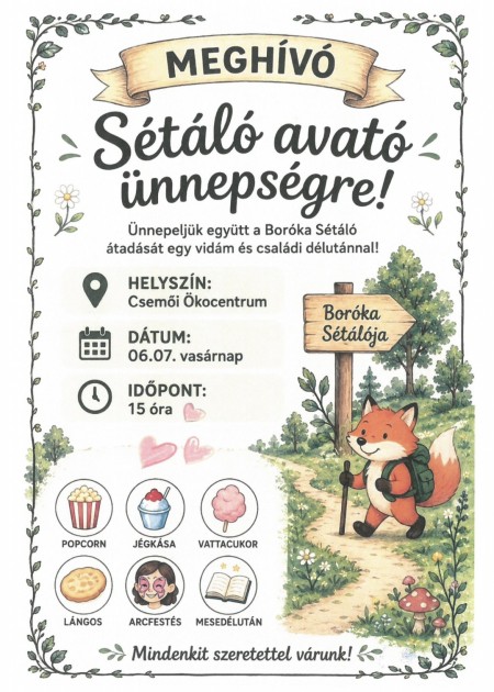 Sétáló avatása