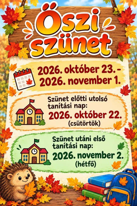 Őszi szünet